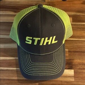 STIHL Black and Yellow Mesh Cap